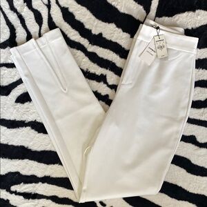 NWT Express x LADYGANG SLIT FRONT ANKLE PANY IN XS WHITE!